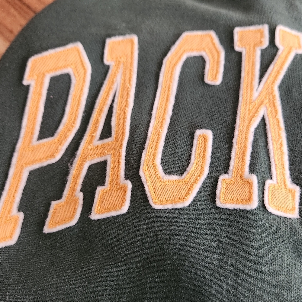 Green Bay Packers Green Quarter 1/4 Zip Sweatshirt - Picture 15 of 16